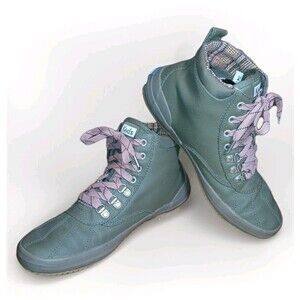 Keds Scout Boot II Women's Size 8 Olive Green Water Resistant Duck Boots Plaid